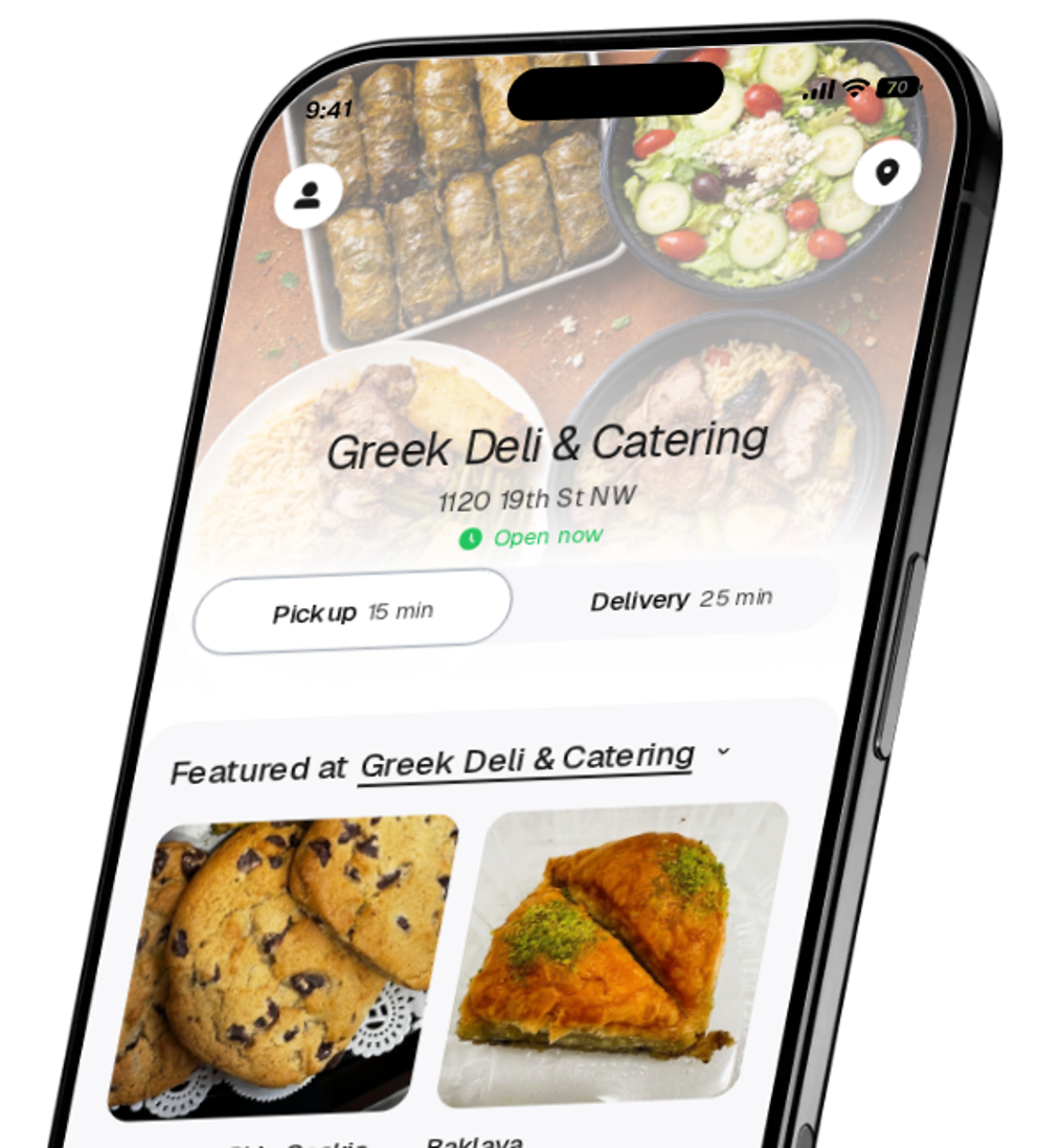 Greek Deli & Catering app preview