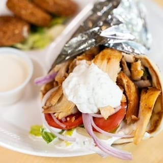 Chicken on Pita